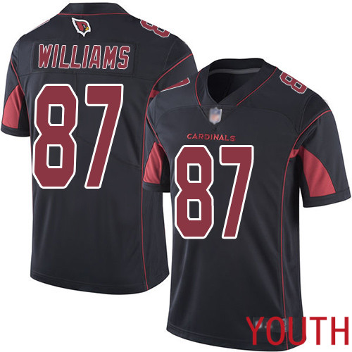 Arizona Cardinals Limited Black Youth Maxx Williams Jersey NFL Football #87 Rush Vapor Untouchable->youth nfl jersey->Youth Jersey